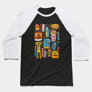 "Give me a Smile" T-shirt: Wear the Artistic Boldness! Baseball T-Shirt